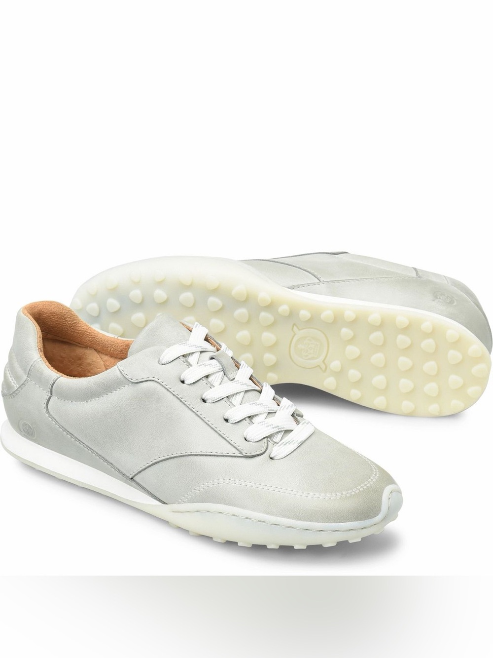 NWT Born Alma Light Green Leather Retro Jogger Sneakers Women’s Sz 6,5